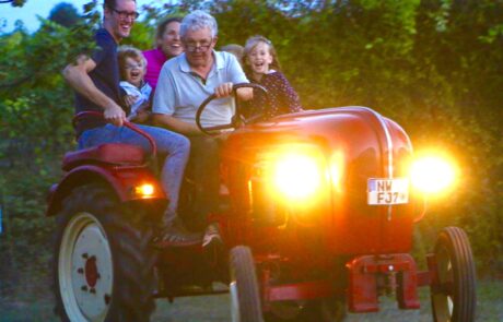 Privat mit der Familie unterwegs